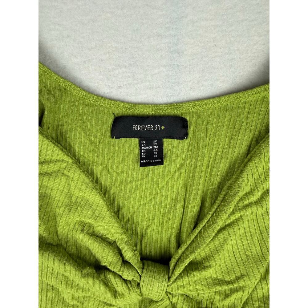 Forever 21 Women's Green Bodysuit - Plus Size 2X - Picture 2 of 6